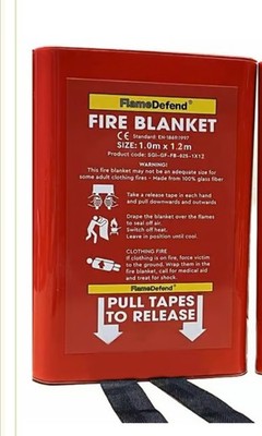 Fire Blanket 1m x 1.2m in rigid wall-mount case – image 4