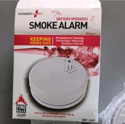 Powerplus 9V smoke alarm pack of 3