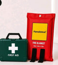 Fire blanket and first aid kit bundle