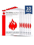 A4 fire safety log books pack of 10