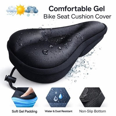 Gel bike seat cover