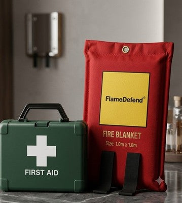Fire blanket and first aid kit bundle – image 9