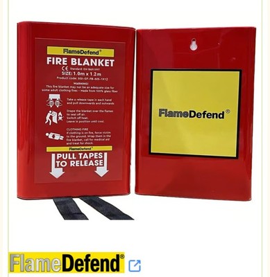 Fire Blanket 1m x 1.2m in rigid wall-mount case – image 6