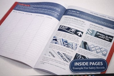 A4 fire safety log books pack of 10 – image 6