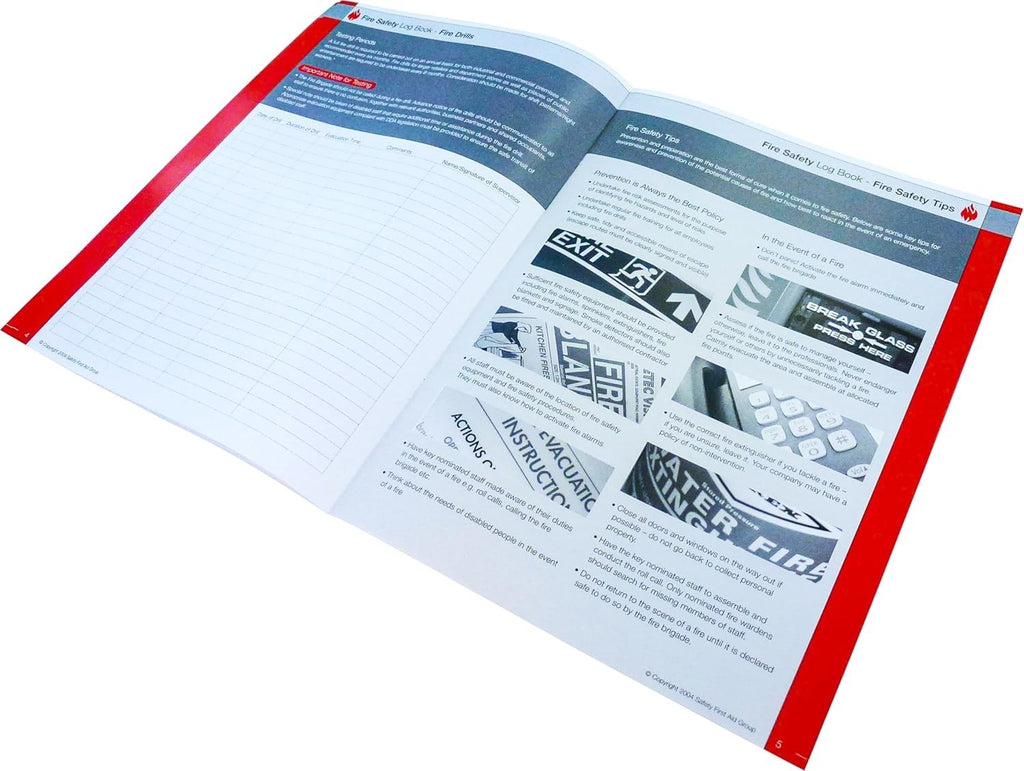 Fire Safety Log Book & A4 Document Holder Bundle – image 2