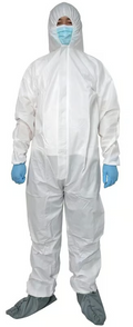 Disposable hooded Type 5/6 coverall