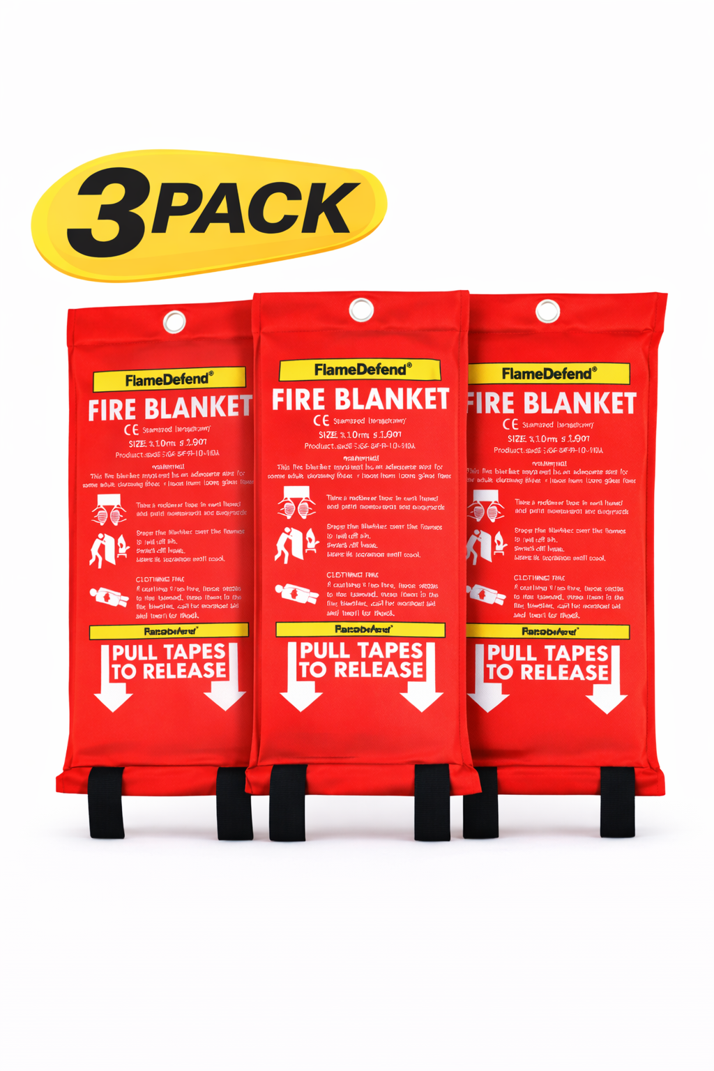 Flame Defend fire blanket 1m x 1m – image 8