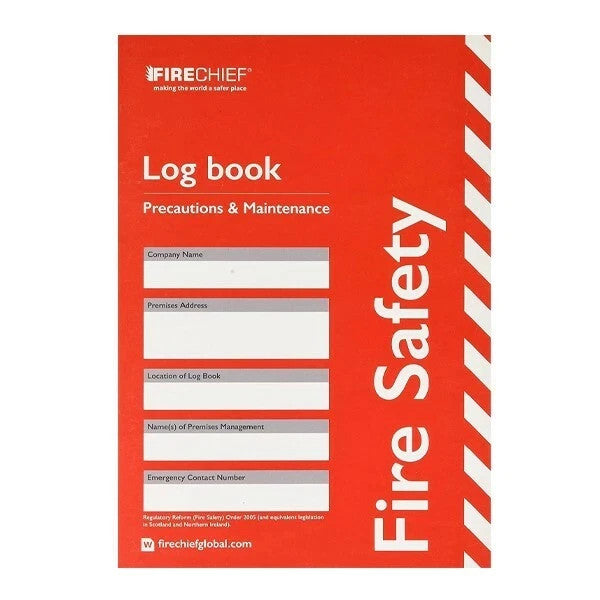 Firechief A4 fire safety log book