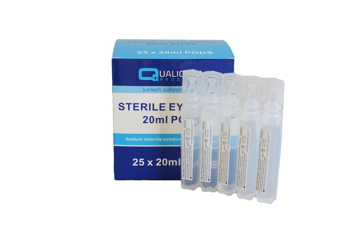 Qualicare sterile eye wash pods 20ml – image 6