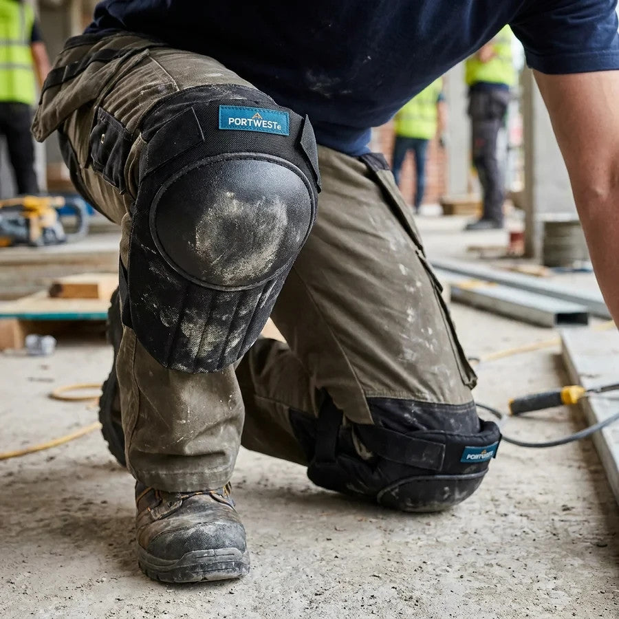 Lightweight strap-on knee pads – image 2