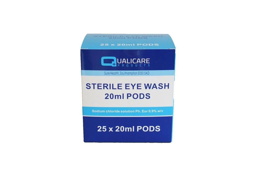 Qualicare sterile eye wash pods 20ml – image 2