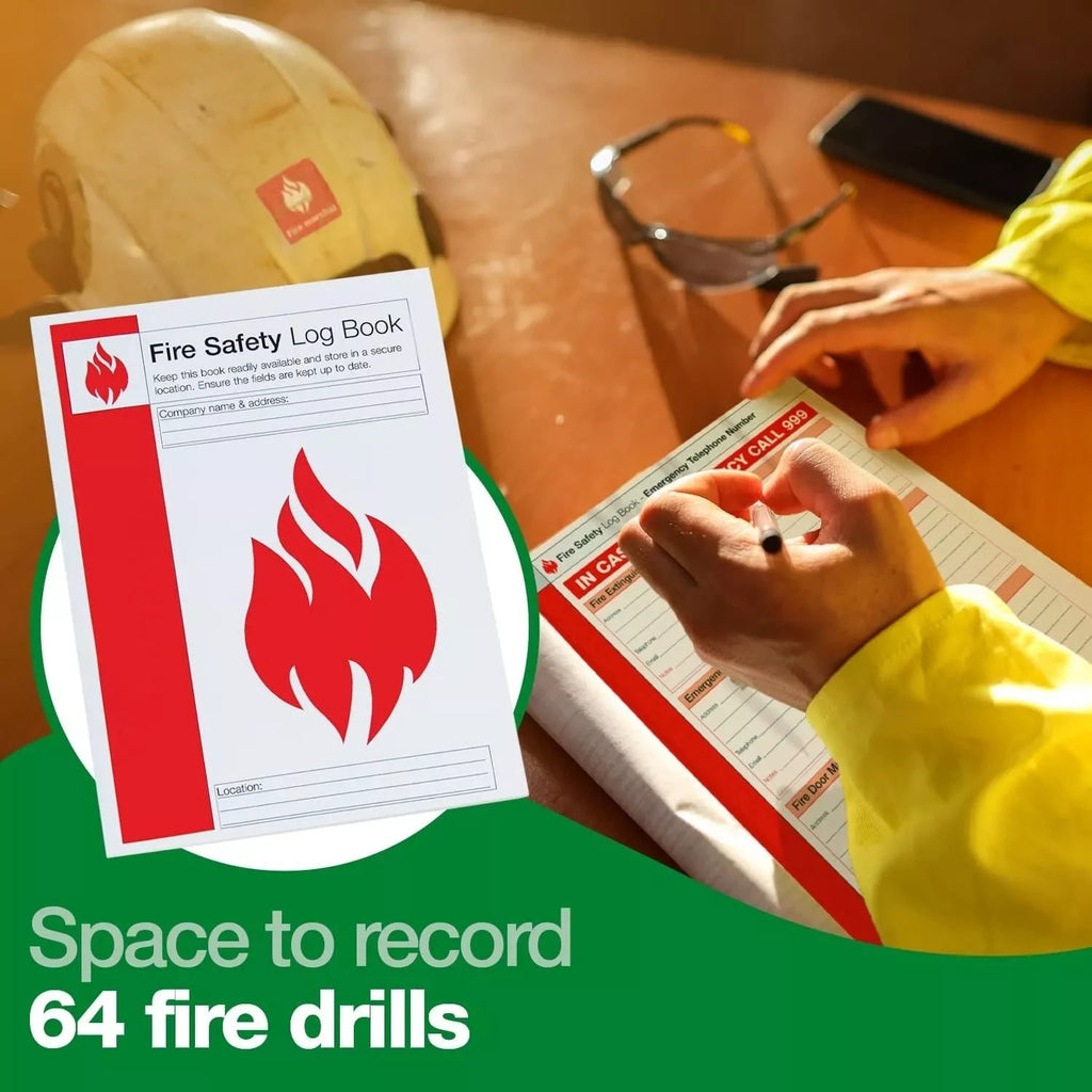 A4 fire safety log books pack of 10 – image 8
