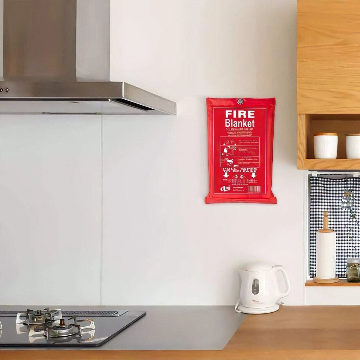 Fire blanket 1m x 1m pack of 3 – image 4